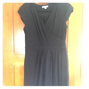 NY&CO Black Faux Wrap dress Sz M
