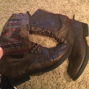Madden girl combat boots