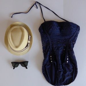 Robin Piccone Navy Penelope Swimsuit