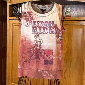 Western tank top