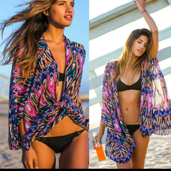 Summer cardigan and swimsuit cover