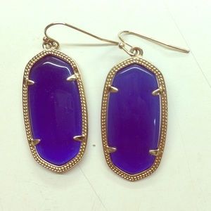 BLUE KENDRA SCOTT EARRINGS