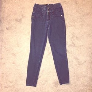 Refuge hi-waist super skinny jeans