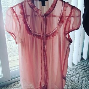 Forever 21 Sheer Blouse