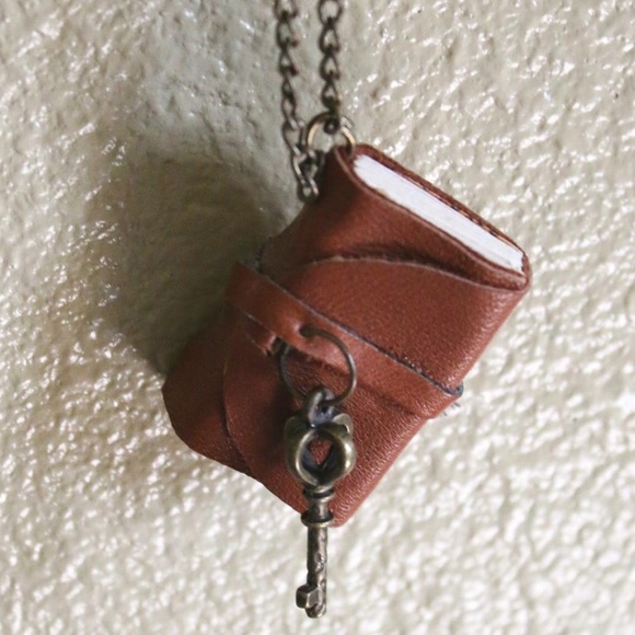 Book necklace