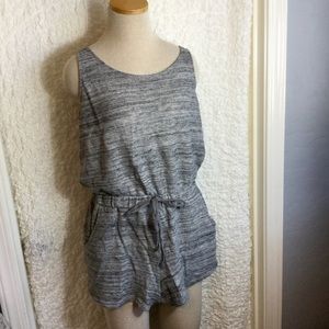 🔹Mossimo🔹Gray sleeveless sweater romper