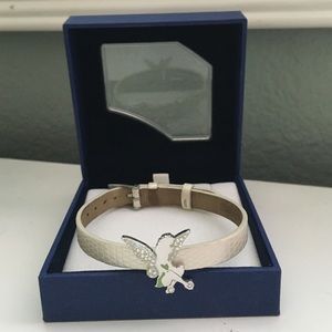 Swarovski Tinkerbell Bracelet w/ Genuine Leather