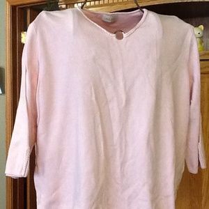 Pink long sleeve top