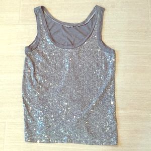 J. Crew sequin embellished tank J. Crew sequin embellished tank