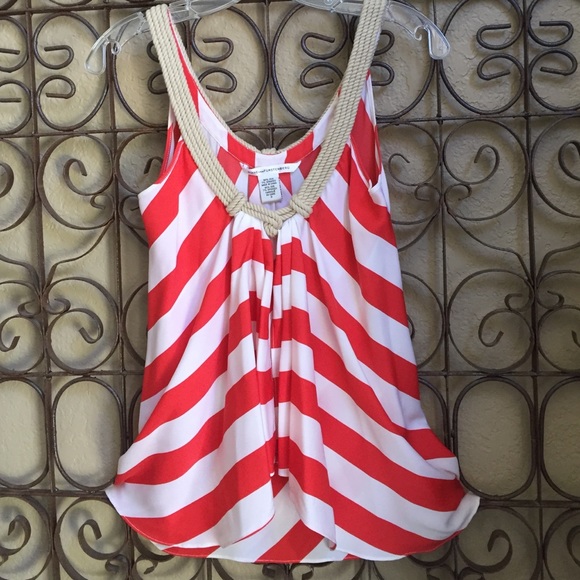 Diane Von Furstenberg Silk Rope Tank