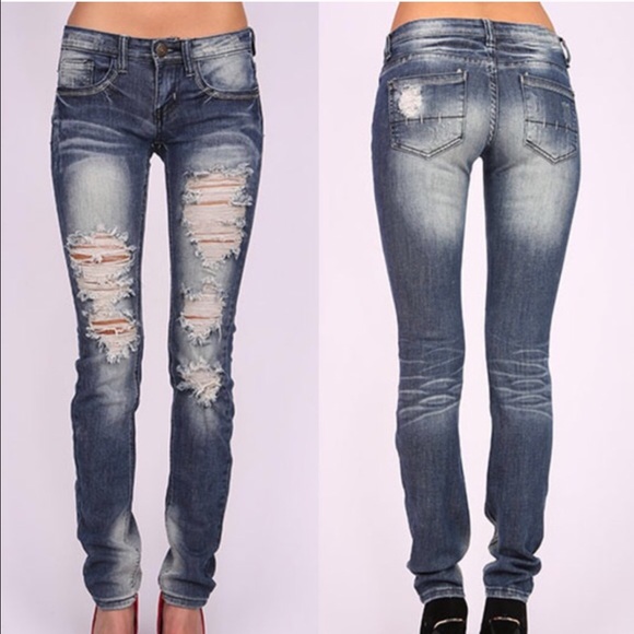 🆕AJA low rise skinnies - L. DENIM - Picture 3 of 4