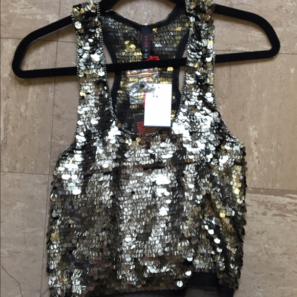 Sparkle crop top