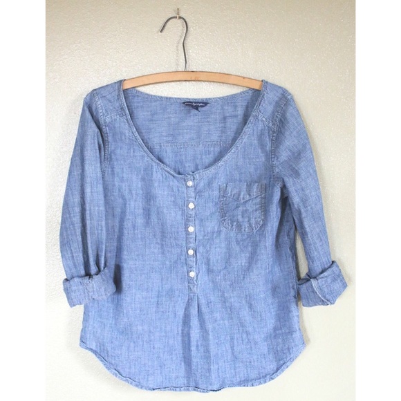 Chambray top // AEO