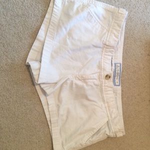 White Abercrombie Shorts