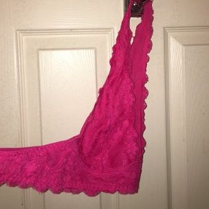 hot pink free people bralette