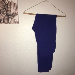 Blue jeggings