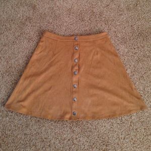brandy just for show!!! cute suede skirt