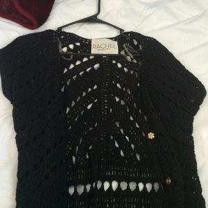Rachel Roy black knitted dress