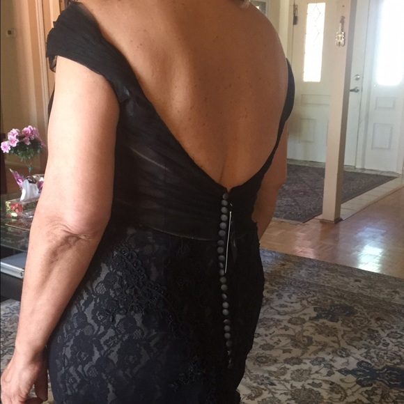 NWT black gorgeous lace dress- perfect for wedding
