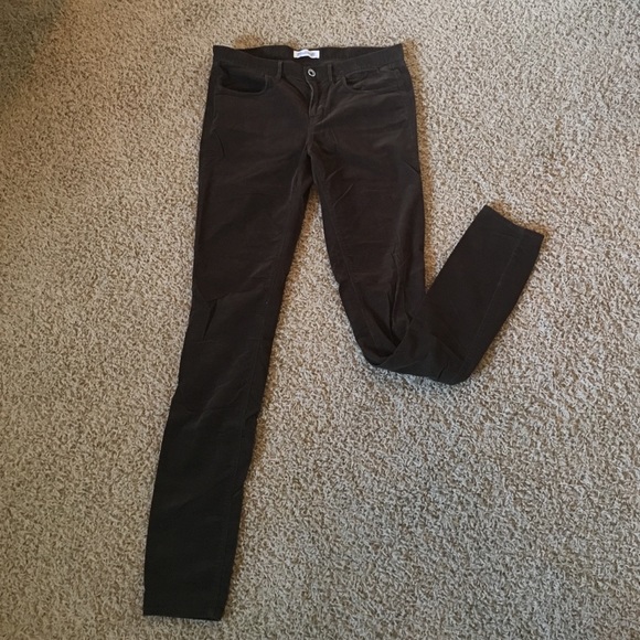 Madewell corduroy skinny leg jeans