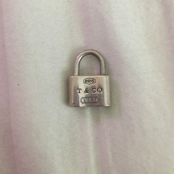 Tiffany and co lock pendant