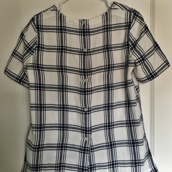 Madewell Industry Button-Back Top in Plaid - Picture 4 of 4