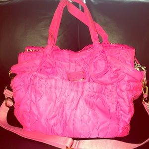 Marc Jacobs bubble gum pink diaper/baby bag used