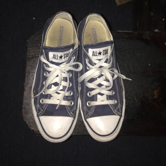 Navy blue Converse