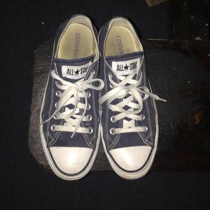 Navy blue Converse