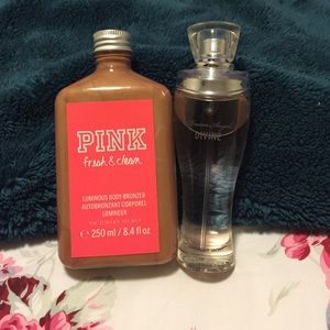 Victoria secret perfume and body bronzer