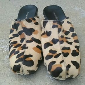 Cow Printed Mules(reduced)