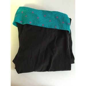 Aerie Polka Dot Flare Yoga Pants