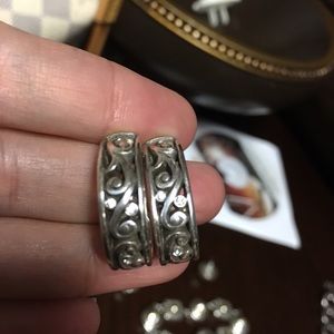 Silver Brighton earrings. Worn only s few times.