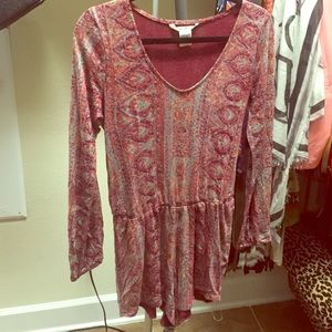 Billabong long sleeve romper