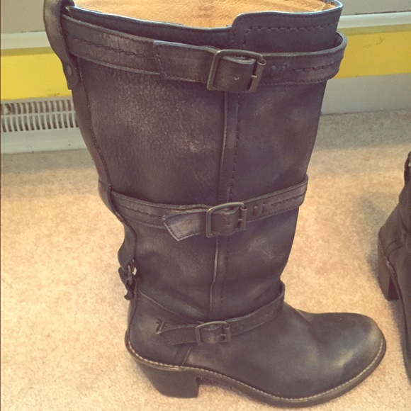 Frye 3 Buckle Carmen Boot