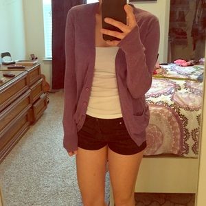 Purple Nordstrom cardigan