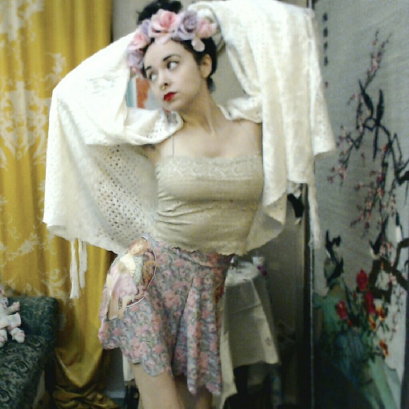 Ivory Knit Lightweight Shawl Cardigan - Picture 2 of 4