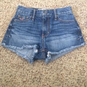 hollister high waisted shorts