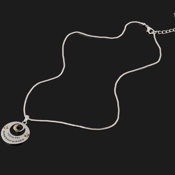 I Love You To The Moon & Back Necklace - Picture 4 of 4