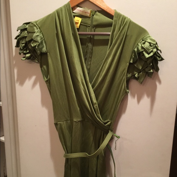Catherine Malandrino green cocktail dress