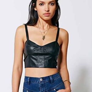 Urban outfitter leather bralette
