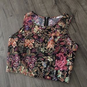 Floral crop top