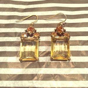 J. Crew crystal earrings