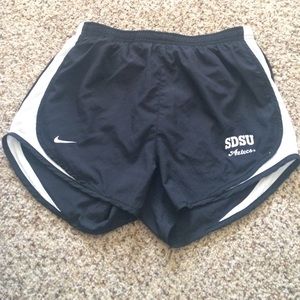 SDSU Nike running shorts