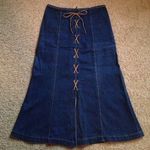 Jean skirt