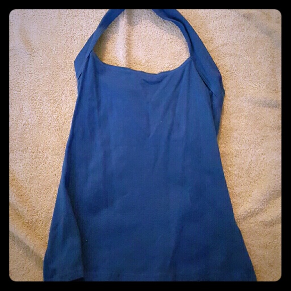 NWT Halter top // Blue