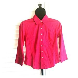 ⓂBanana Republic Pink Button Up Shirt