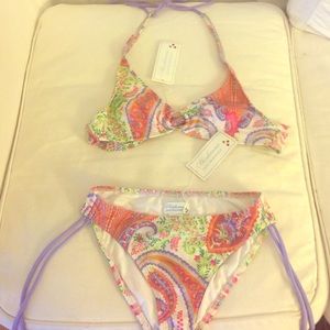 Shoshanna paisley bikini