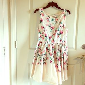 Flower print dress
