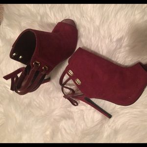 Suede stilettos